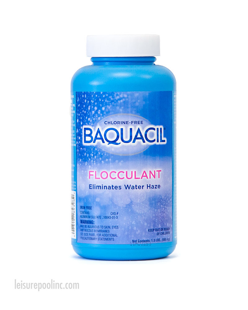 Baquacil Flocculant - Eliminates Water Haze - 1.5 lb Bottle