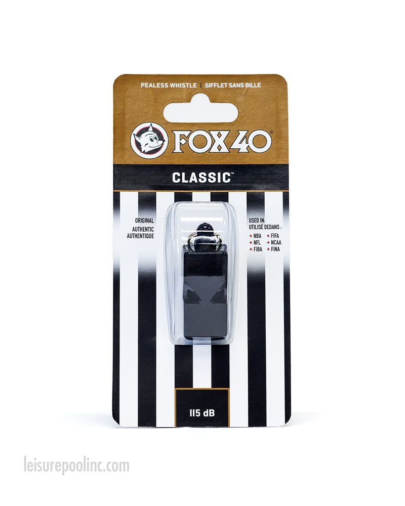 Fox 40 Classic Whistle | Plastic - 115 db - Pealess Design