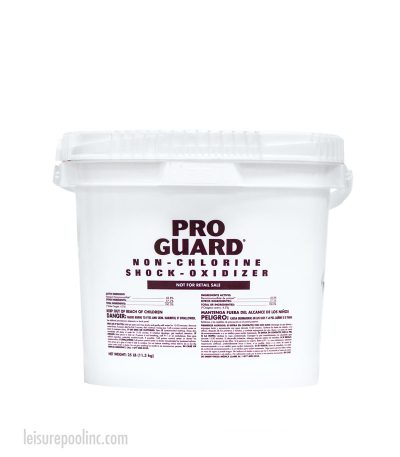 ProGuard Non-Chlorine Shock Oxidizer - 25 lb Bucket - 42.8% Potassium peroxymonosulfate - 4.3% active oxygen