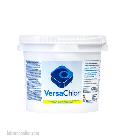 VersaChlor Chlorinating Tablets with AntiScale Additive - 37.5 Lb Bucket - LeisurePoolInc.com.