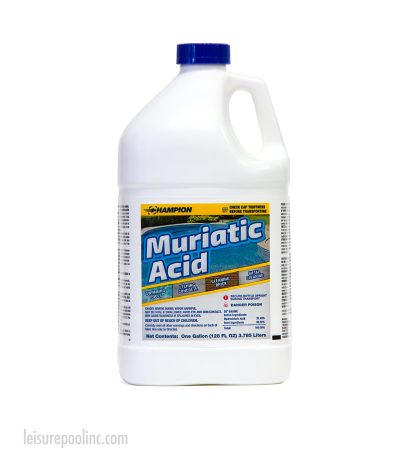 Muratic/Hydrochloric Acid by Champion - For Sale from Leisure Pool & Spa Supply - Commercial Grade Muriatic Acid