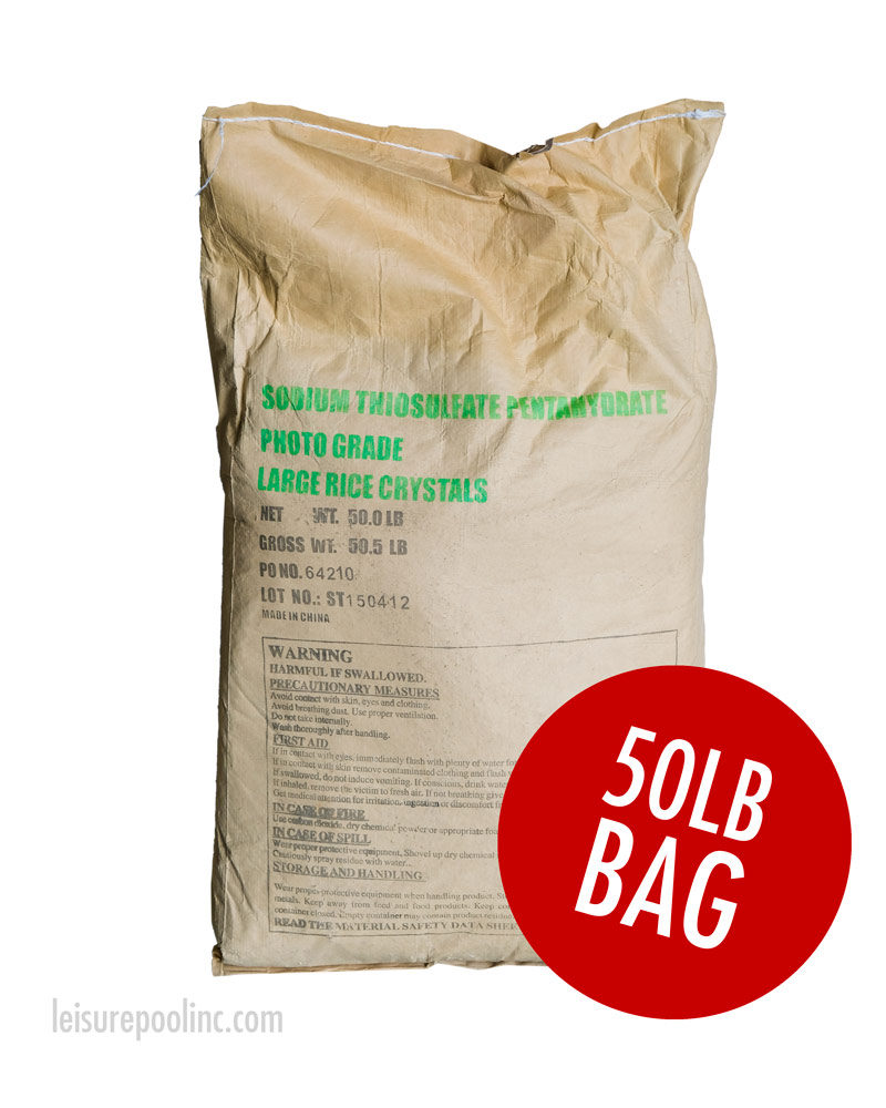 Sodium Thiosulfate Chlorine Neutralizer 50 lb bag for Sale - Leisure Pool & Spa Supply
