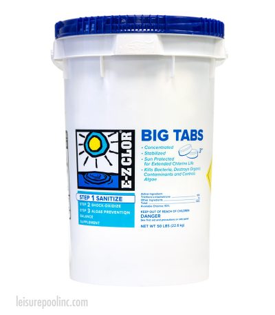 E-Z Chlor Big Tabs - Stabilized Chlorine from Leisure Pool