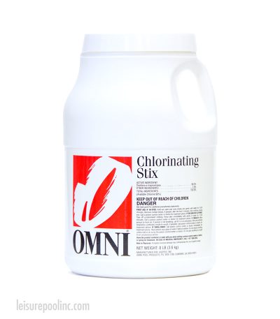 OMNI Chlorinating Stix - 8 lb Jug - Pool & Spa Chemicals from Leisure Pool & Spa Supply