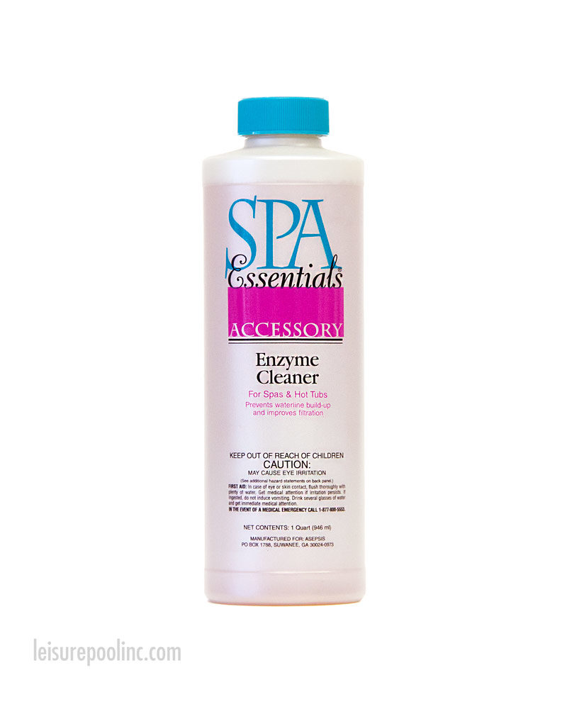 Spa Essentials - Enzyme Cleaner for Spas and Hot Tubs - Prevents waterline build up and improves filtration