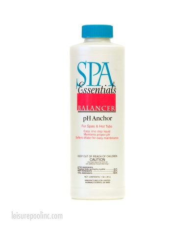 pH Anchor - Easy, one step liquid product - Maintains proper pH levels - Spa Essentials