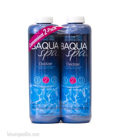 BaquaSpa Oxidizer - An Oxidizer that Keeps Spa/Hot Tub Water Sparkling Clear - Two Pack