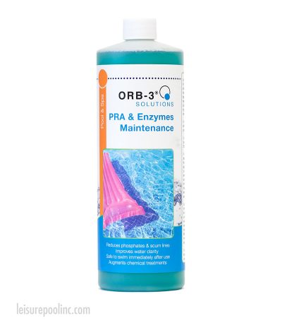 ORB-3 PRA & Enzymes Maintenance - Reduces Phosphates, Scum Lines and Improves Water Clarity - Available from Leisure Pool & Spa Supply, Inc.