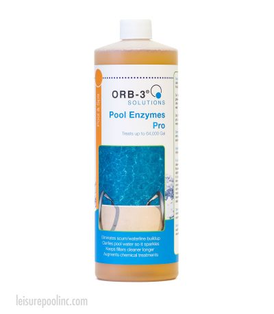 ORB-3 Solutions - Pool Enzymes Pro - Eliminates Scum/Waterline Buildup