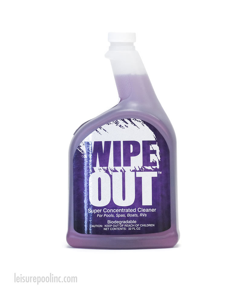 WipeOut Concentrated Cleaner for Pools, Spas & Boats - RVs as Well!